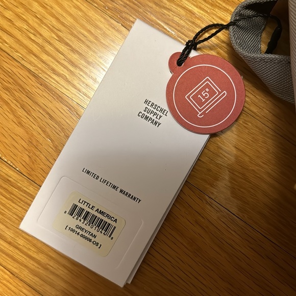 Grey Little America Backpack 25L, fits 15” laptop - Picture 2 of 2